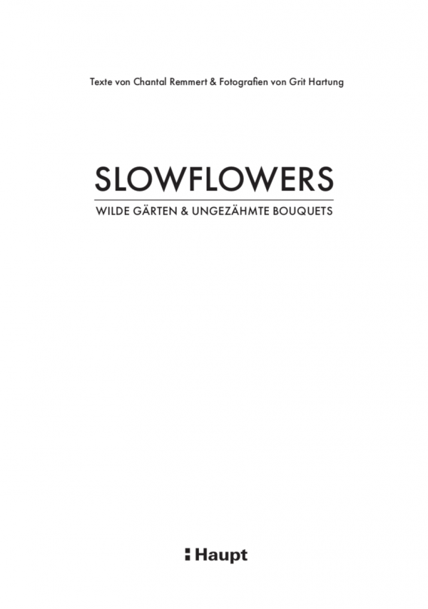 Inhalt Buch Slowflowers
